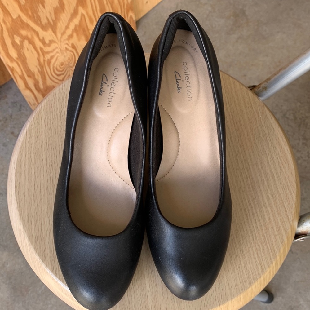 Clarks Black Heels